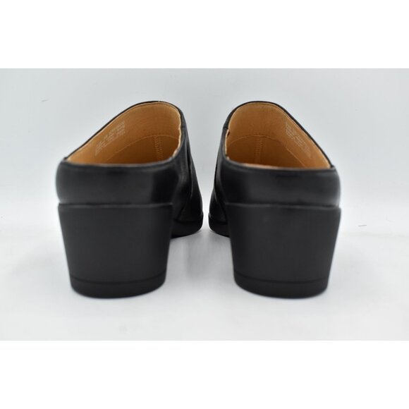 Dankso EU 38 US 7.5-8 Carrie Burnished Black Nubuck Slip On Clogs Shoes - Picture 5 of 16